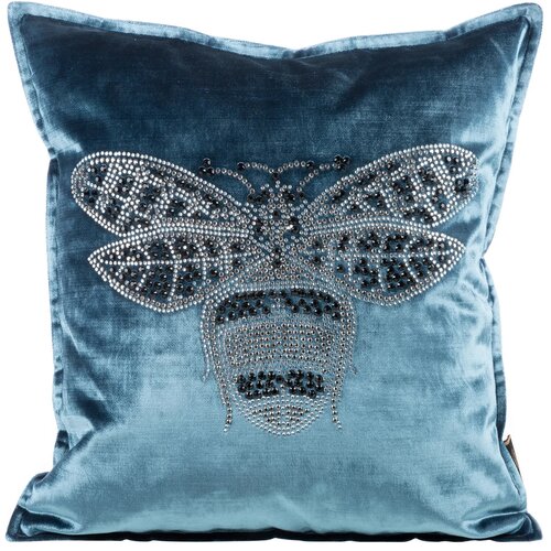 Poszewka EUROFIRANY Royal 2 45 x 45 cm Niebieski