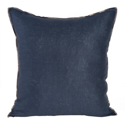 Poszewka EUROFIRANY Len 4 45 x 45 cm Granatowy