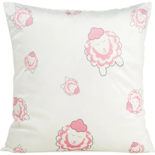 Poszewka EUROFIRANY Kids 4 45 x 45 cm Biało-pudrowy