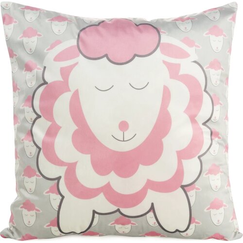 Poszewka EUROFIRANY Kids 7A 45 x 45 cm Popielato-różowy