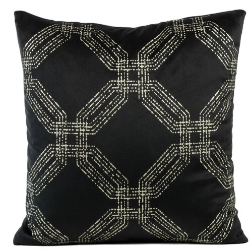 Poszewka EUROFIRANY Blink 30 45 x 45 cm Czarny