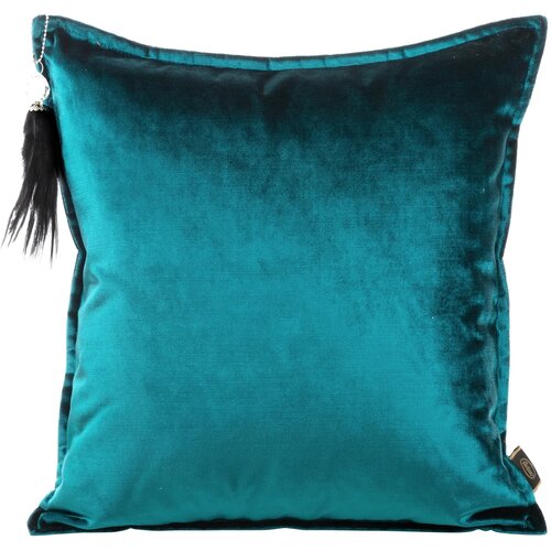 Poszewka EUROFIRANY Royal 5 45 x 45 cm Ciemnoturkusowy