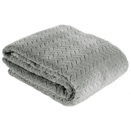 Koc EUROFIRANY Cindy 170 x 210 cm Stalowy