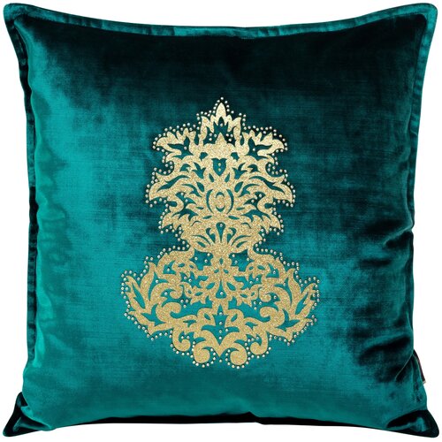 Poszewka EUROFIRANY Royal 4 45 x 45 cm Ciemnoturkusowy