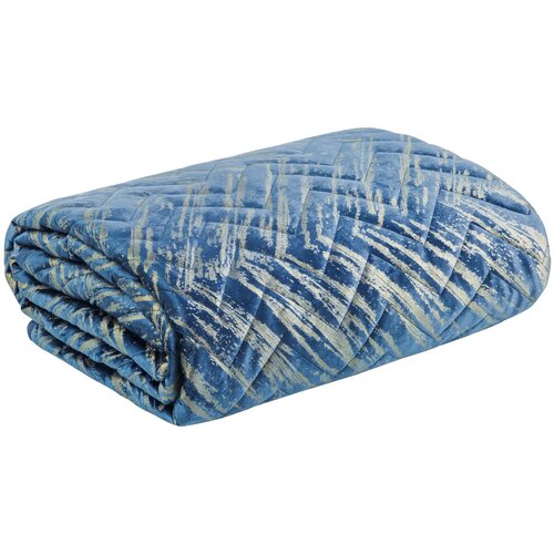 Narzuta EUROFIRANY Agata 1 170 x 210 cm Granatowo-złoty