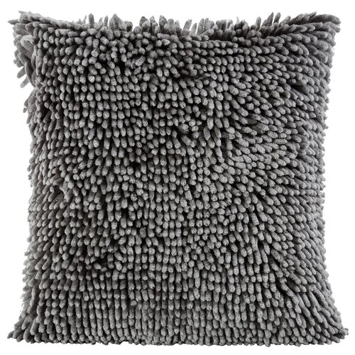Poszewka EUROFIRANY Shaggy (2) 40 x 40 cm  Stalowy
