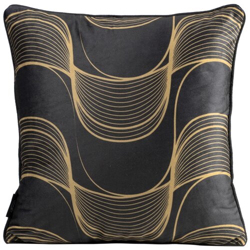 Poszewka EUROFIRANY Pola 385852 40 x 40 cm Czarny