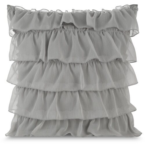 Poszewka EUROFIRANY Daisy 45 x 45 cm Stalowy