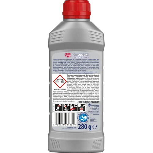 Granulki udrażniające do rur KRET 0.28 kg