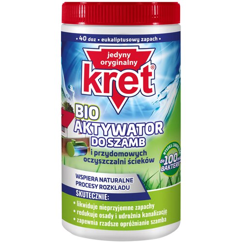 Aktywator do szamb i oczyszczalni ścieków KRET Bio 1 kg