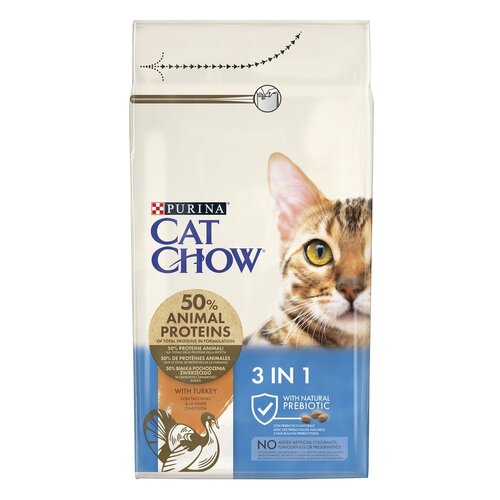 Karma dla kota CAT CHOW Specjal Care 3 w 1 z indykiem 1.5 kg