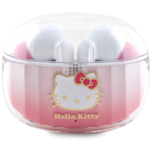 Słuchawki dokanałowe HELLO KITTY Kitty Head Logo Różowy