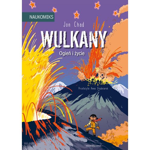 Komiks Naukomiks Wulkany Ogień i życie
