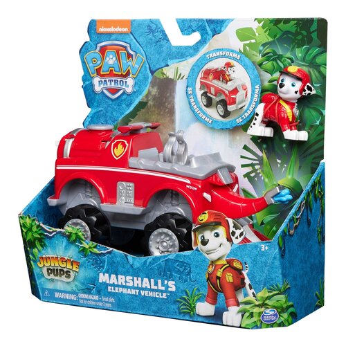 Pojazd SPIN MASTER Psi Patrol: Marshall w dżungli ze słoniem 6067759