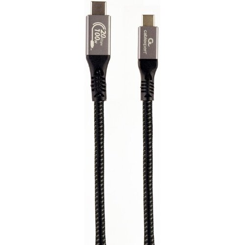 Kabel USB-C - USB-C CABLEXPERT USB 3.2 Gen. 2 100W 1.5 m Czarny
