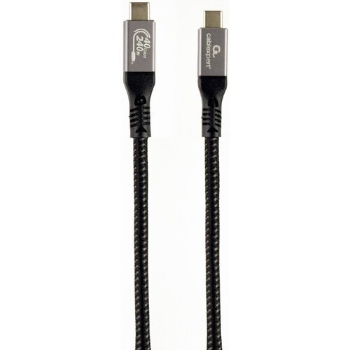 Kabel USB-C - USB-C CABLEXPERT 240W 1.5 m Czarny