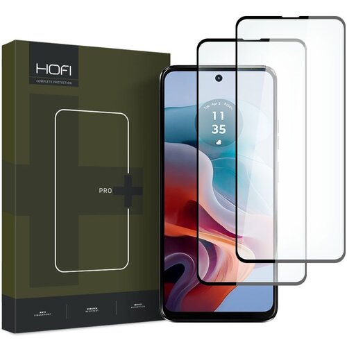 Szkło hartowane HOFI Glass Pro+ dla Motorola Moto G34 5G Czarny (2 szt.)