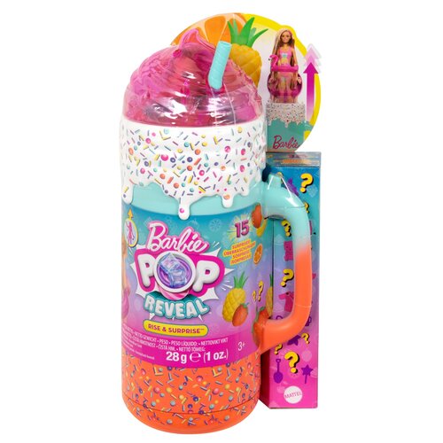 Lalka Barbie Pop Reveal Zestaw prezentowy Tropikalne smoothie HRK57