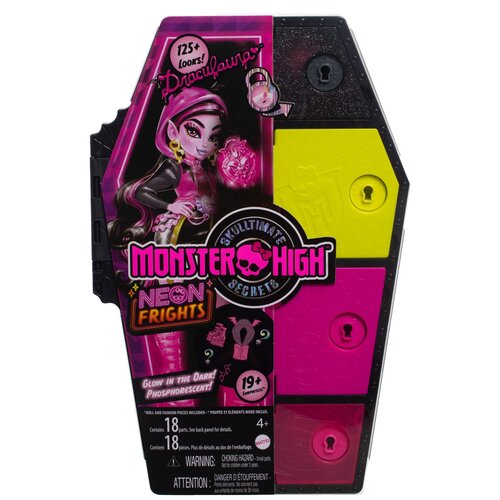 Lalka MONSTER HIGH stRaszysekrety Draculaura Seria 3 HNF78