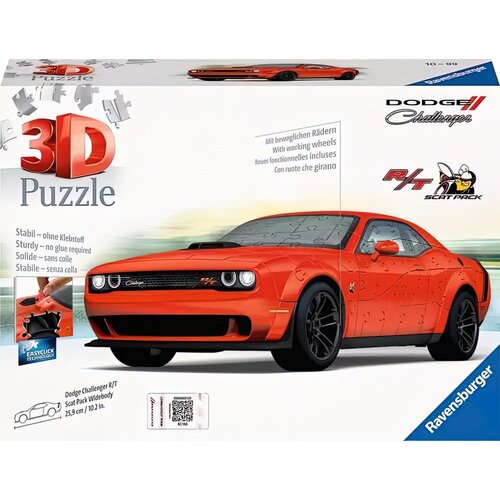 Puzzle 3D RAVENSBURGER Dodge Challenger R/T Scat Pack Widebody 11284 (108 elementów)