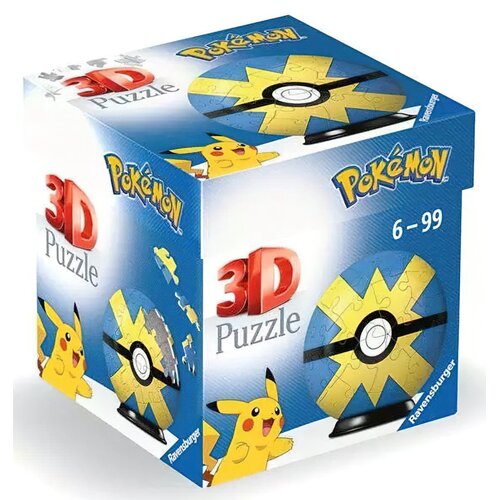 Puzzle 3D RAVENSBURGER Pokémon Quick Ball 11580 (54 elementy)