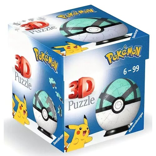 Puzzle 3D RAVENSBURGER Pokémon Net Ball 11581 (54 elementy)