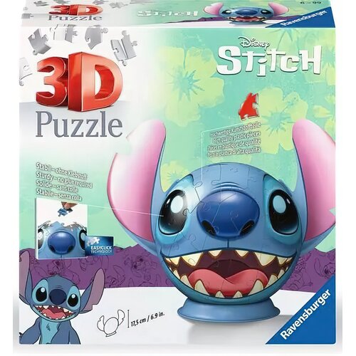 Puzzle 3D RAVENSBURGER Disney Stitch Kula 11574 (72 elementy)
