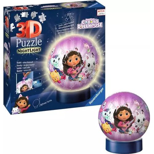 Puzzle 3D RAVENSBURGER Koci Domek Gabi 11575 (74 elementy)