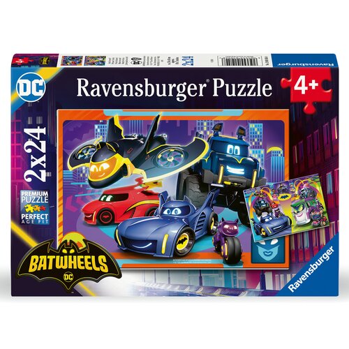 Puzzle RAVENSBURGER Batwheels 2w1 12001054 (48 elementów)