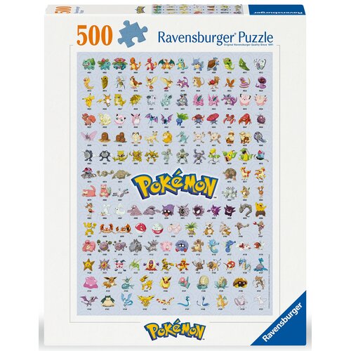 Puzzle RAVENSBURGER Pokémon Postacie 12000511 (500 elementów)