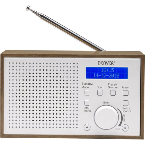 Radio DENVER DAB-46 Przenośne Biały