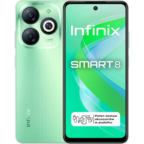Smartfon INFINIX Smart 8 3/64GB 6.6" 90Hz Zielony