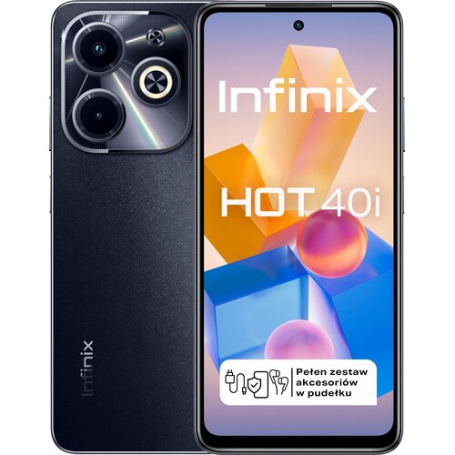 Smartfon INFINIX Hot 40i 8/256GB 6.56" 90Hz Czarny