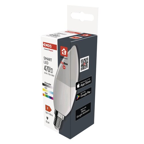Inteligentna żarówka LED EMOS GoSmart ZQZ322R 4.8W E14 Zigbee