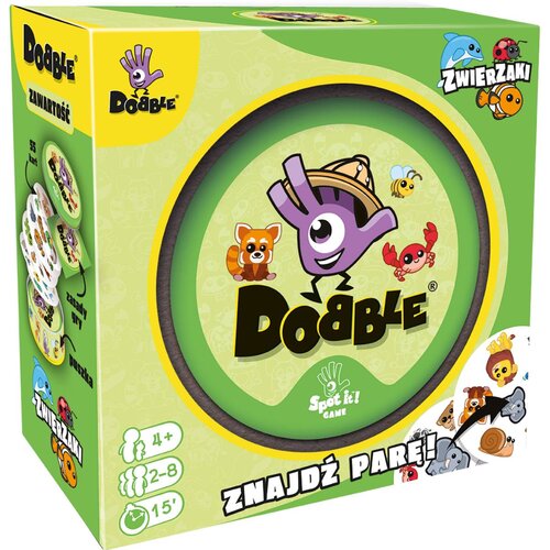 Gra karciana REBEL Dobble Zwierzaki