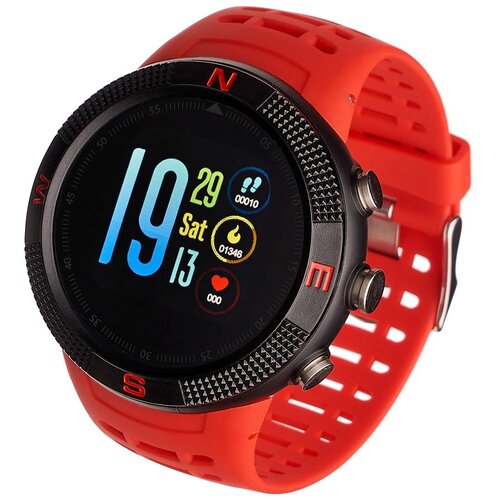U Smartwatch GARETT Sport 27 GPS Czerwony + Zabezpieczenie ekranu