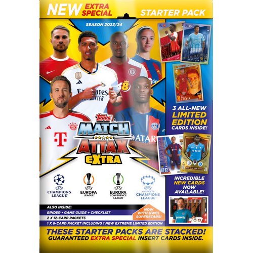 Karty TOPPS Match Attax Extra Zestaw startowy