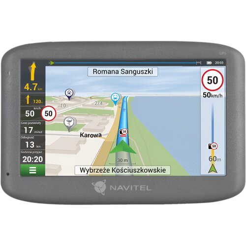 Nawigacja do samochodów i ciężarówek NAVITEL E501 5" Europa/Polska, satelitarna