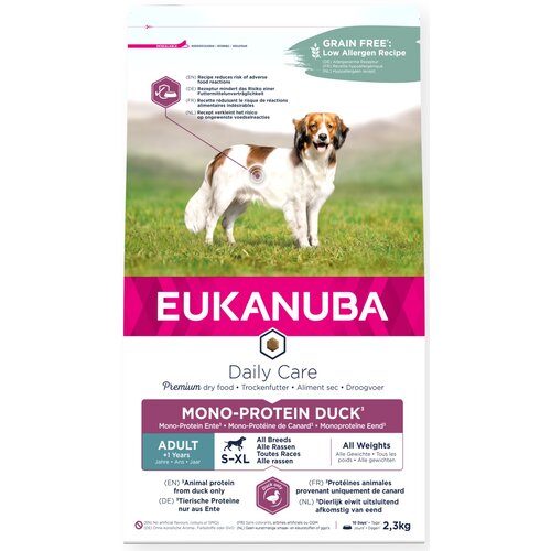Karma dla psa EUKANUBA Daily Care Adult Kaczka 2.3 kg