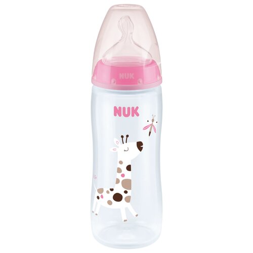 Butelka NUK z kontrolą temperatury 150 ml Różowy