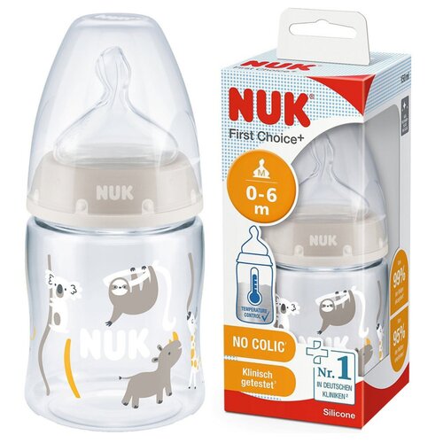 Butelka NUK First Choice 10743875 150 ml Szary