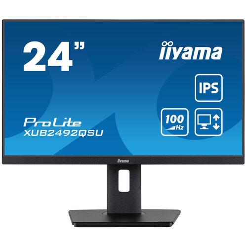 Monitor IIYAMA ProLite XUB2492QSU-B1 23.8" 2560x1440px IPS 100Hz 0.5 ms [MPRT]