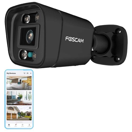 Kamera FOSCAM V5EP 5MP Zewnętrzna, LAN / P2P Czarny
