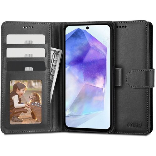 Etui TECH-PROTECT Wallet do Samsung Galaxy A55 5G Czarny