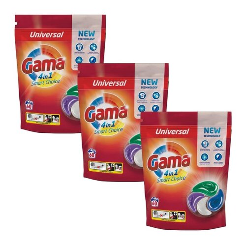 Kapsułki do prania GAMA 4in1 Smart Choice Colors & Dark - 180 szt.