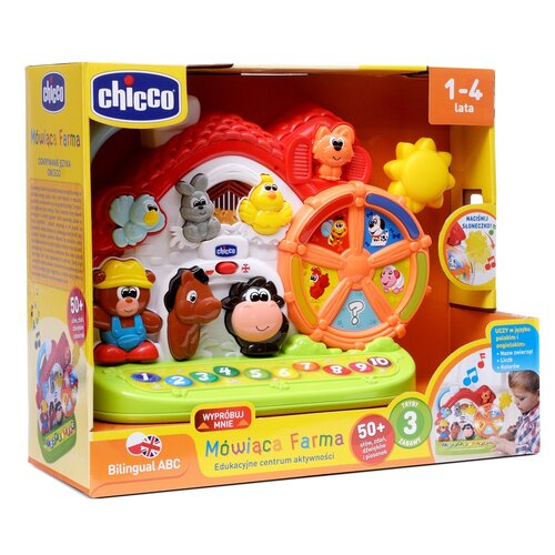 Zabawka edukacyjna CHICCO Bilingual ABC Mówiąca Farma 9604000130