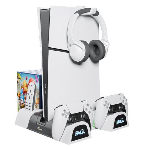 Podstawka chłodząca FROGGIEX FX-P5-C4-W do PS5 Slim