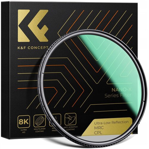 Filtr polaryzacyjny K&F CONCEPT KF01.2481 Ultra Low Reflection (82 mm)