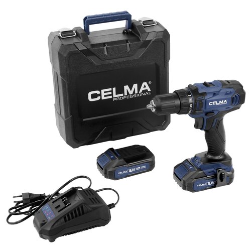 Wiertarko-wkrętarka CELMA PROFESSIONAL WAK-Li 18OBS 18V 2x2Ah 50Nm