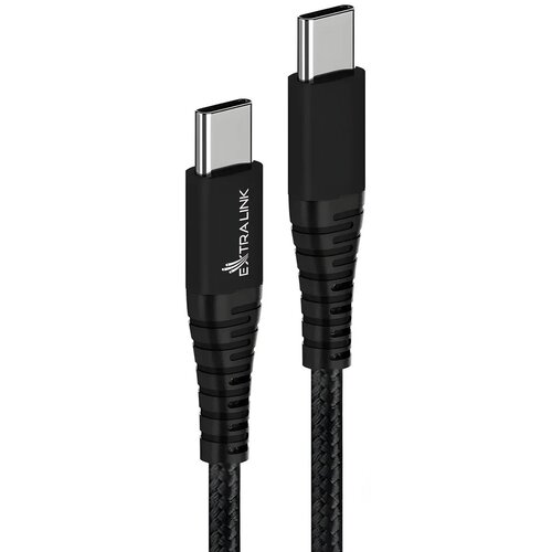 Kabel USB-C - USB-C EXTRALINK Smart Life Cable 100W 2m Czarny